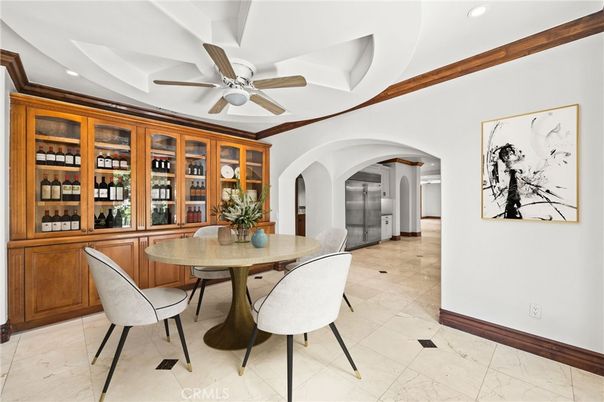 Dining room, Interior, Recessed Lighting