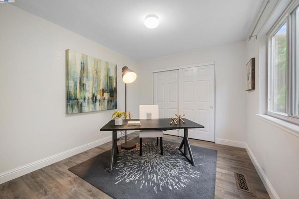 Home Office, Interior, Wood Texture Flooring