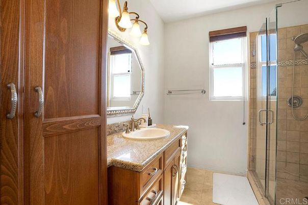 Bathroom, Dual Sink Vanities, Glass Shower, Interior