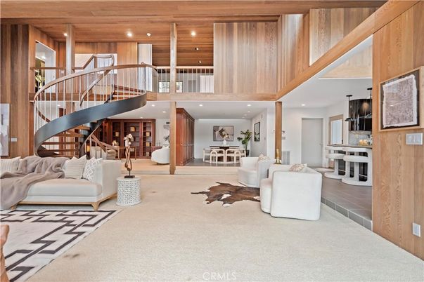 Interior, Living room, Recessed Lighting, Wooden Ceilings, Wooden Walls