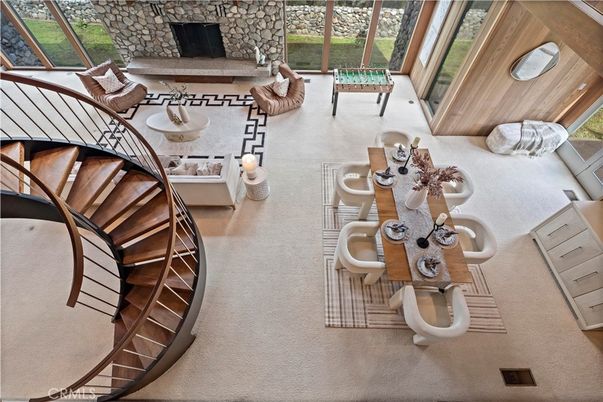 Fireplace, Interior, Living room, Stone Walls