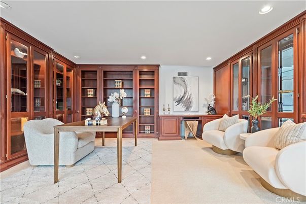 Home Office, Interior, Recessed Lighting