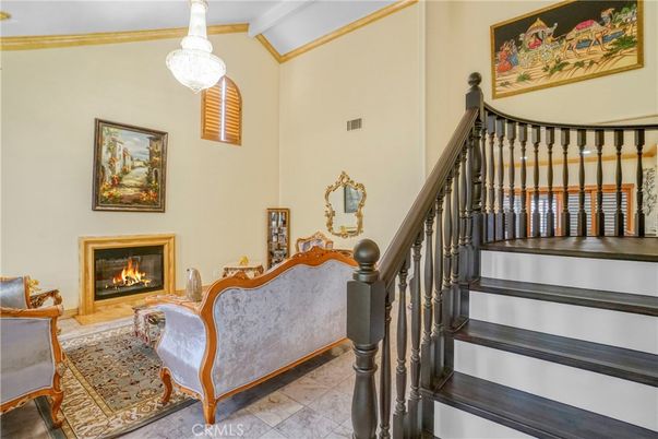 Chandelier, Fireplace, Interior, Pendant Lights