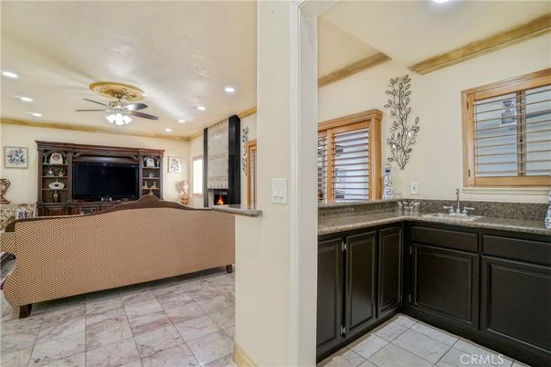 Fireplace, Interior, Living room, Recessed Lighting