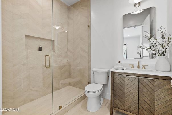 Bathroom, Glass Shower, Interior