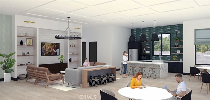 Dining room, Interior, Kitchen, Living room, Pendant Lights, Recessed Lighting, Wood Texture Flooring