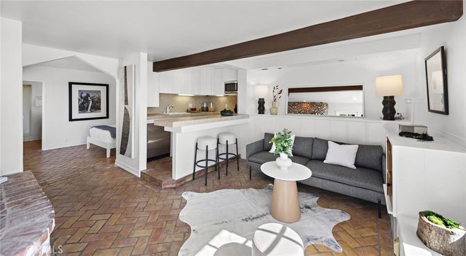 Interior, Kitchen, Living room, Stainless Steel Appliances, Wooden Beams