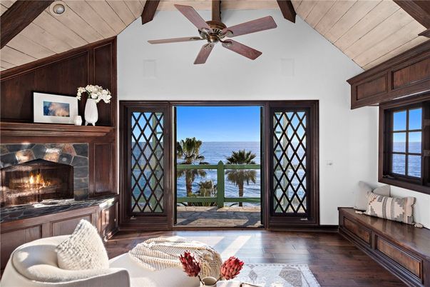 Fireplace, Interior, Water, Wood Texture Flooring