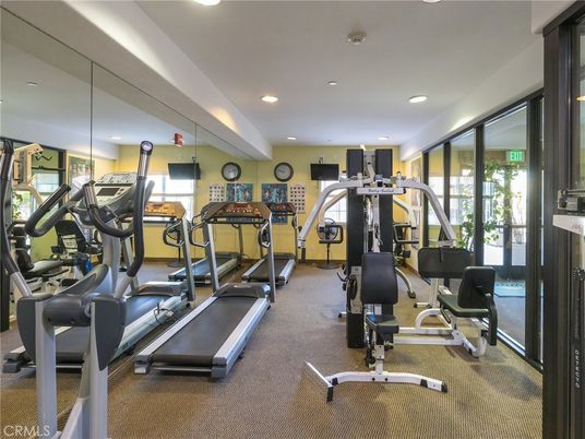 Fitness Equipment, Gym, Interior, Recessed Lighting