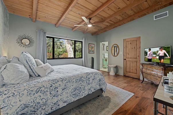 Bedroom, Interior, Wooden Beams, Wooden Ceilings, Wood Texture Flooring