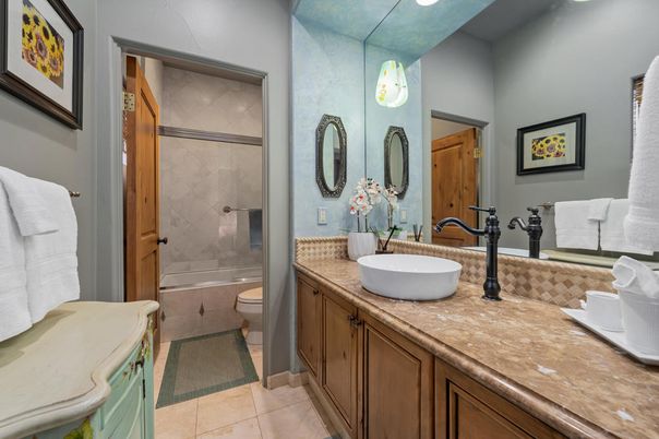 Bathroom, Dual Sink Vanities, Glass Shower, Interior