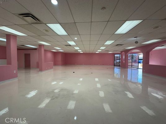 Empty room, Interior, Recessed Lighting