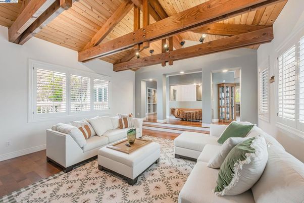 Interior, Living room, Wooden Beams, Wooden Ceilings, Wood Texture Flooring