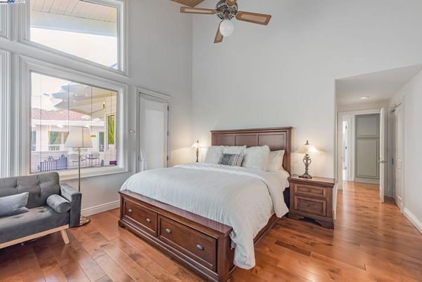 Bedroom, Interior, Wood Texture Flooring