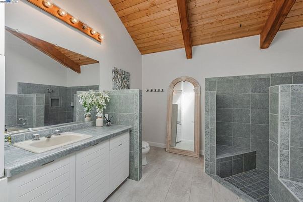 Bathroom, Interior, Wooden Beams, Wooden Ceilings