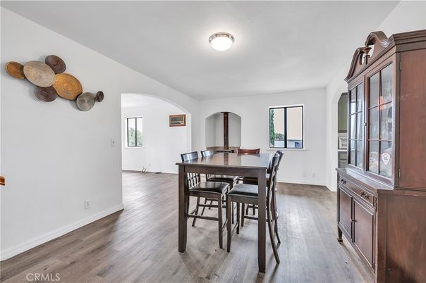 Dining room, Interior, Wood Texture Flooring