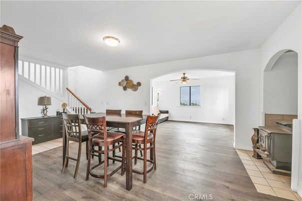 Dining room, Interior, Wood Texture Flooring