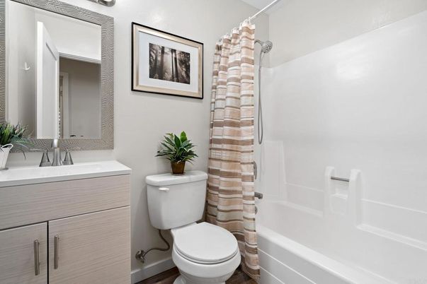 Bathroom, Interior, Wood Texture Flooring