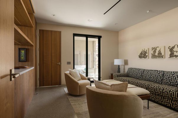 Interior, Living room, Recessed Lighting