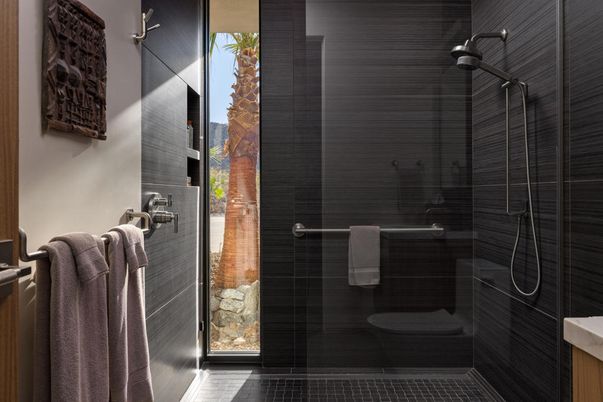 Bathroom, Glass Shower, Interior
