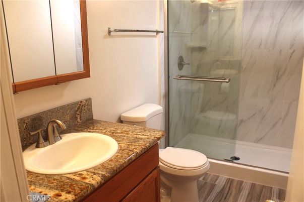 Bathroom, Glass Shower, Interior, Marble Walls