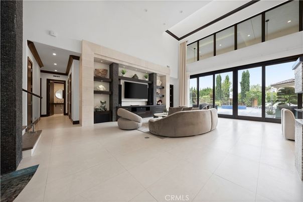 Interior, Living room, Recessed Lighting