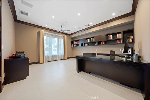 Home Office, Interior, Recessed Lighting