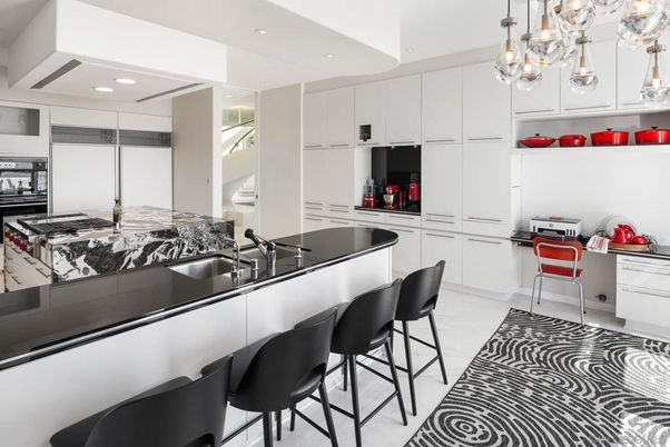 Chandelier, Interior, Kitchen, Recessed Lighting