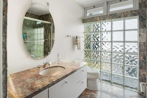 Bathroom, Glass Shower, Interior
