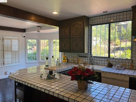 Interior, Kitchen, Recessed Lighting, Tile Countertops