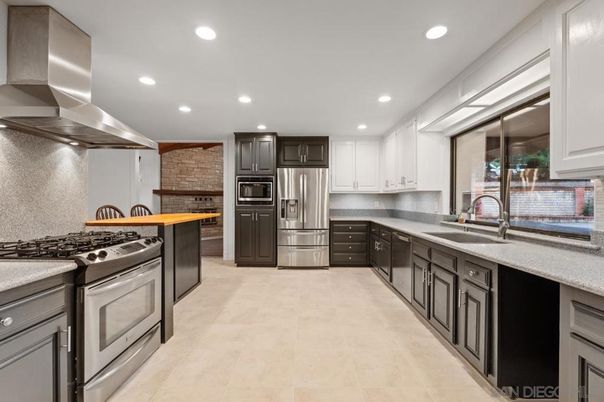 Interior, Kitchen, Recessed Lighting, Stainless Steel Appliances