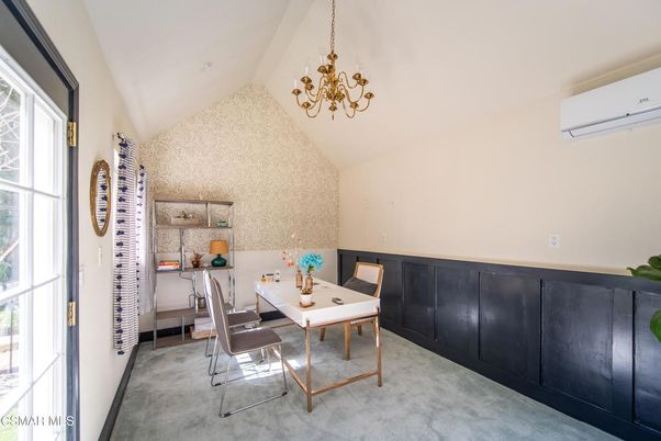 Chandelier, Home Office, Interior
