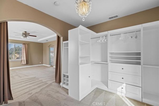 Chandelier, Interior, Walk-in Closets