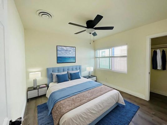 Bedroom, Interior, Wood Texture Flooring