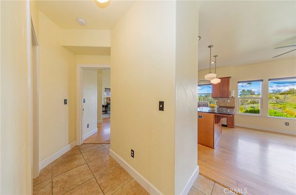 Interior, Kitchen, Pendant Lights, Wood Texture Flooring