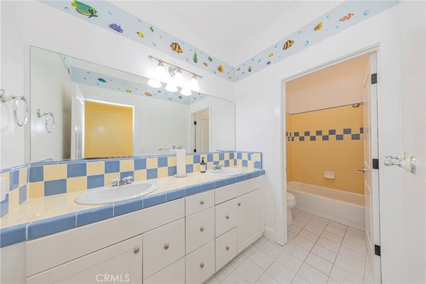 Bathroom, Dual Sink Vanities, Interior, Tile Countertops