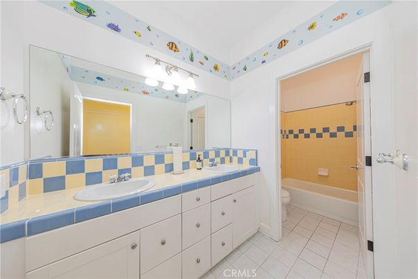 Bathroom, Dual Sink Vanities, Interior, Tile Countertops