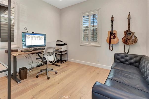 Home Office, Interior, Wood Texture Flooring