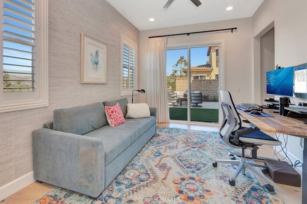 Home Office, Interior, Recessed Lighting