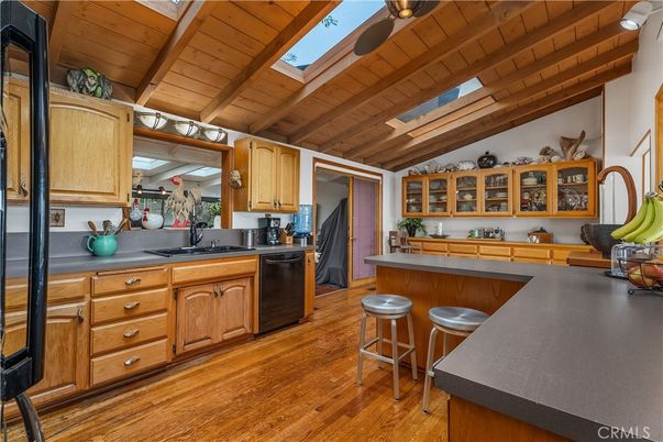 Interior, Kitchen, Wooden Beams, Wooden Ceilings, Wood Texture Flooring