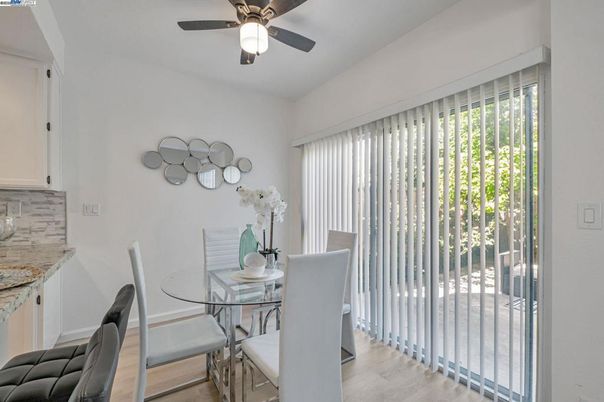 Dining room, Interior, Wood Texture Flooring
