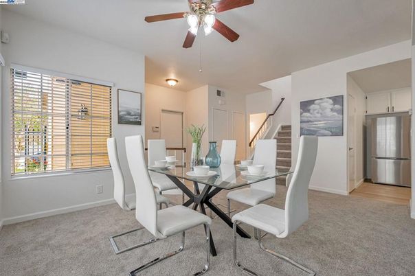Dining room, Interior, Wood Texture Flooring