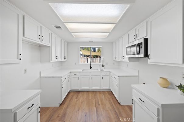 Interior, Kitchen, Wood Texture Flooring