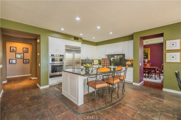 Dining room, Interior, Kitchen, Recessed Lighting, Stainless Steel Appliances