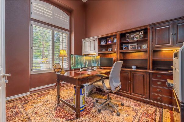 Home Office, Interior, Wood Texture Flooring