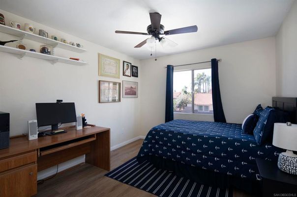 Bedroom, Home Office, Interior, Wood Texture Flooring