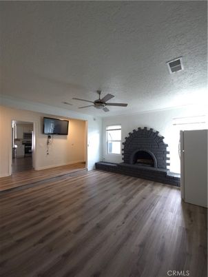Empty room, Fireplace, Interior, Wood Texture Flooring