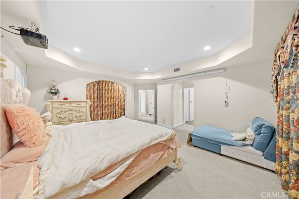 Bedroom, Interior, Recessed Lighting