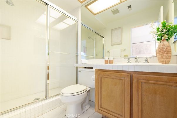 Bathroom, Glass Shower, Interior, Tile Countertops