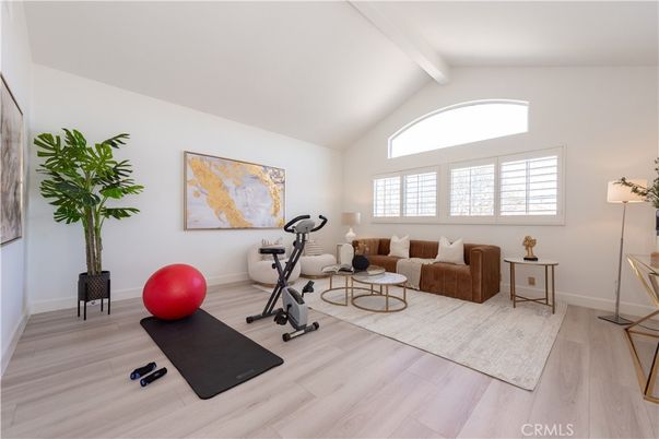 Fitness Equipment, Interior, Wood Texture Flooring
